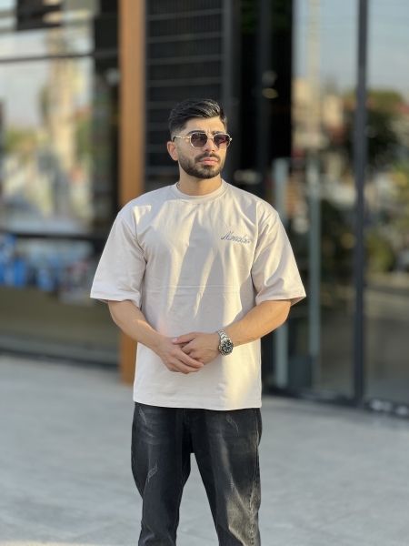 تیشرت دورس مینیمال Moncler کرمی