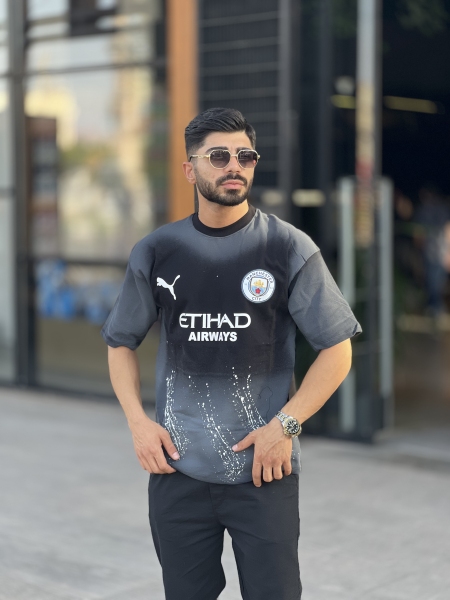 تیشرت پیسوله Man city مشکی