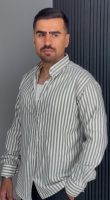 پیراهن لش راه راه سبز