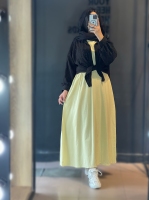 سرافون با شومیز گره ای مراکشی