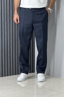 شلوار پارچه ای سرمه ای