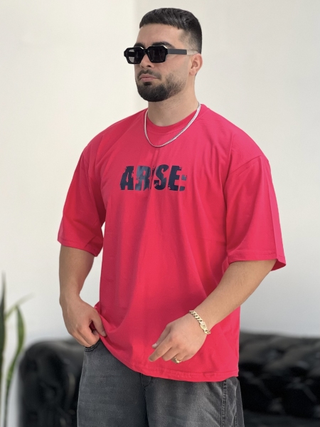 تیشرت پنبه ASIRE سرخابی