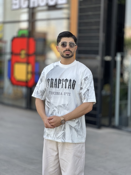 تیشرت حراجی پیسوله Trap سفید