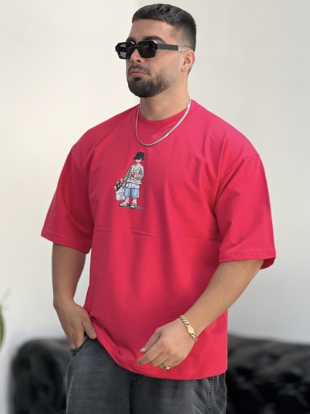 تیشرت 2نخ BOY سرخابی