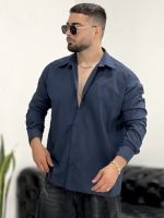 پیراهن کلاسیک Magnet سرمه ای