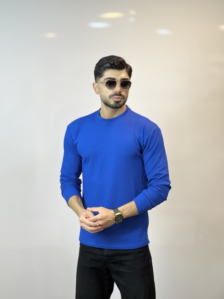 تیشرت مراکش ارم آستین بلند L آبی