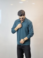 تیشرت آستین بلند نیم زیپ Yep سبز