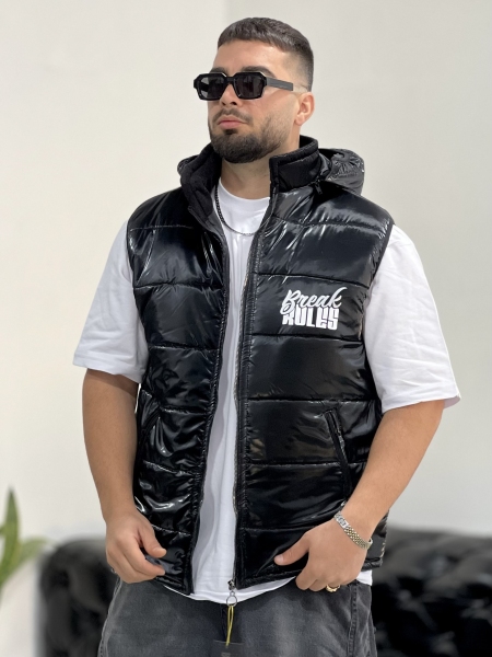 پافر سیلیکون Rules مشکی براق