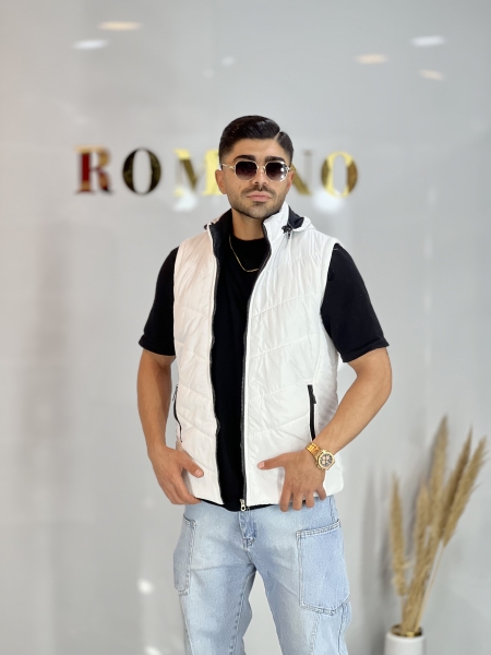 پافر کلاهدار ضدآب Max سفید