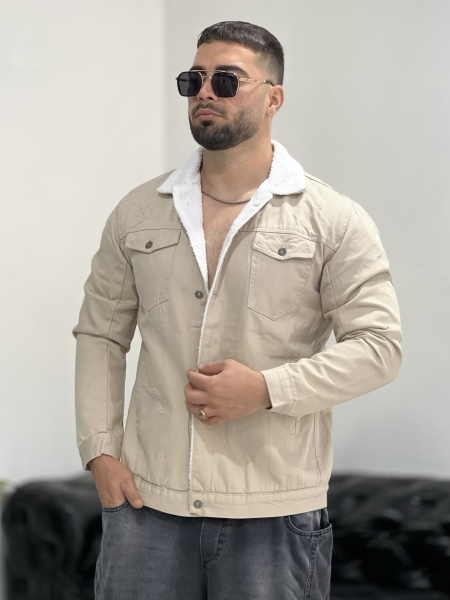 کت کتان داخل تدی Max کِرِم خاکی