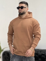 هودی 3نخ Basic قهوه ای H