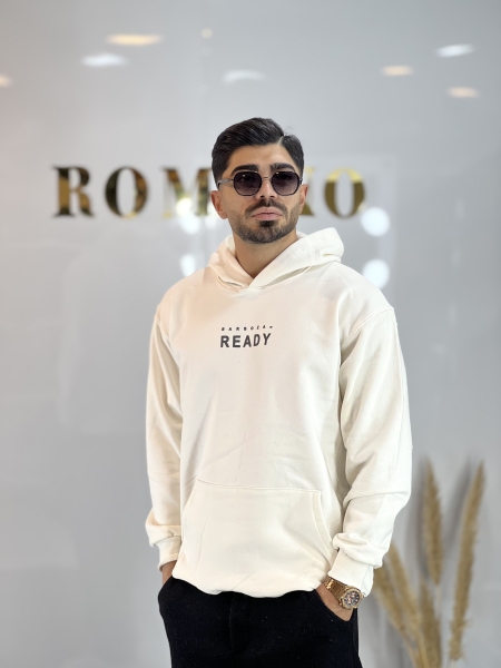هودی باکسی Vip Ready سفید
