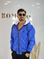 سویشرت داخل بره ای ضخیم Jordan آبی