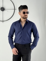 پیراهن دوشین سرمه ایی