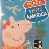دی وی دی فایلی mp4 پپاپیگ Peppa Pig فصل 5 و 6 و 7 و سینمایی پپا MP4