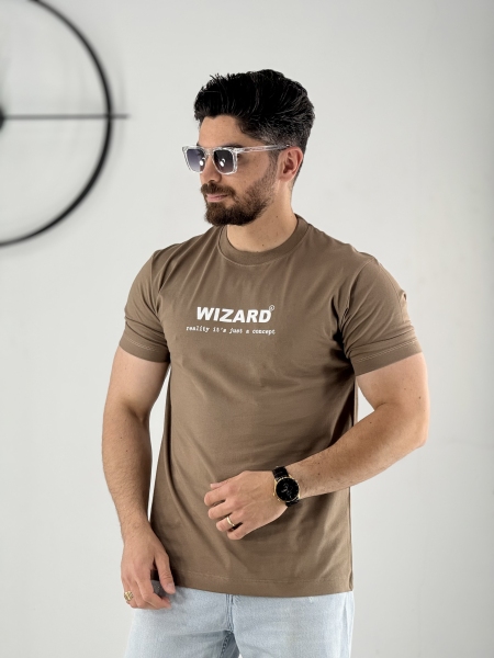 تیشرت اندامی wizard موکا