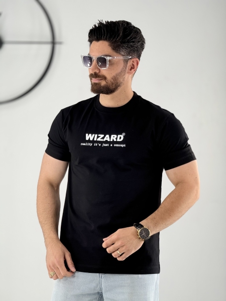 تیشرت اندامی wizard مشکی