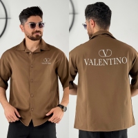 پیراهن مازراتی دبل طرح valentino موکا