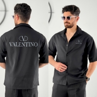 پیراهن مازراتی دبل طرح valentino مشکی