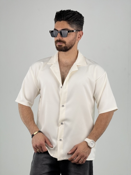 پیراهن مازراتی ساده استخوانی