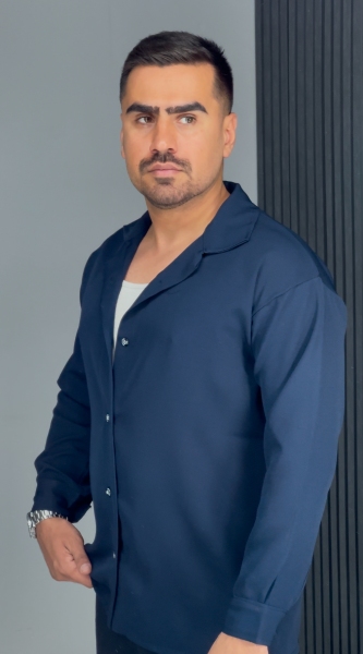 پیراهن مازراتی سرمه ای