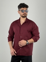 پیراهن مازراتی استین بلند زرشکی