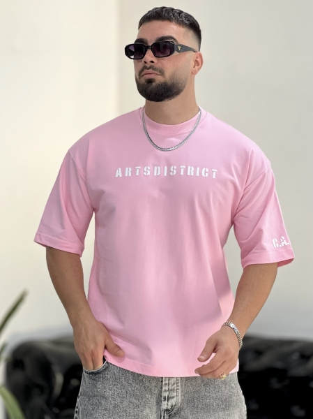 تیشرت 2نخ Chance صورتی