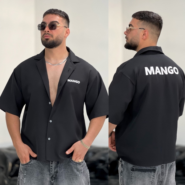 پیراهن باکسی مازراتی Mango مشکی