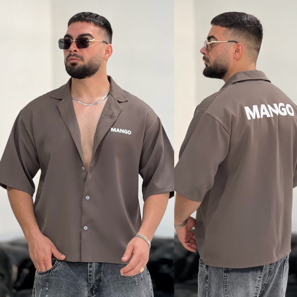 پیراهن باکسی مازراتی Mango شکلاتی