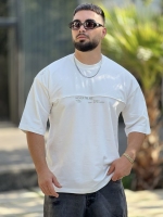 تیشرت 2نخ Never سفید