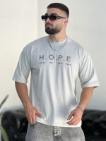 تیشرت پنبه Hold طوسی