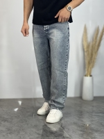 شلوار نیم بگ جین Zara آبی دریایی کد 870