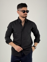 پیراهن آستین بلند دوشین مشکی