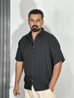 پیراهن لش باکسی مردانه رنگ مشکی