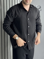پیراهن دیپلمات یقه انگلیسی مشکی
