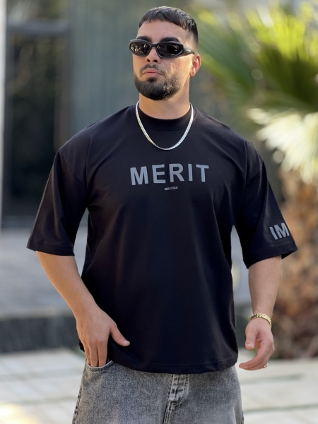 تیشرت 2نخ Merit مشکی