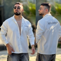 پیراهن آستین بلند Machinst سفید