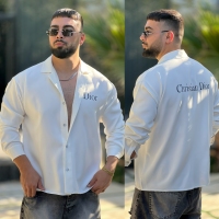 پیراهن مازراتی آستین بلند Dior سفید