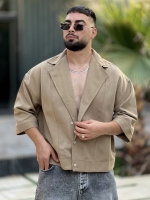 ترنچ کت کتان ZARA کرم