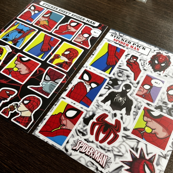 پک استیکر اسپایدرمن بزرگ