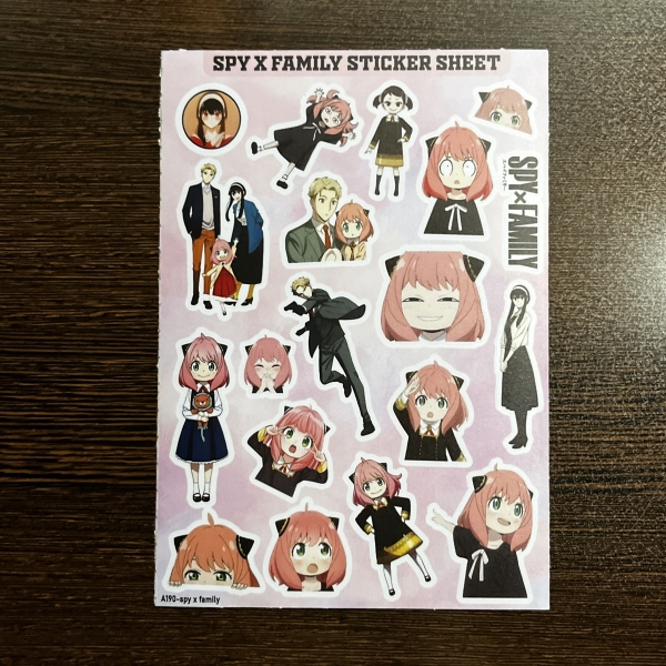 استیکر آنیا spyxfamily بزرگ