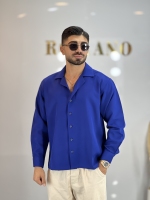 پیراهن مازراتی ساده باکسی Zara آبی شالی