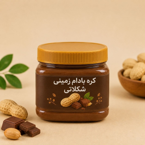 کره بادام زمینی شکلاتی(200)گرمی