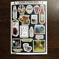 استیکر بزرگ alcohol