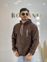 هودی سه نخ اسپان پنبه Pro قهوه ای