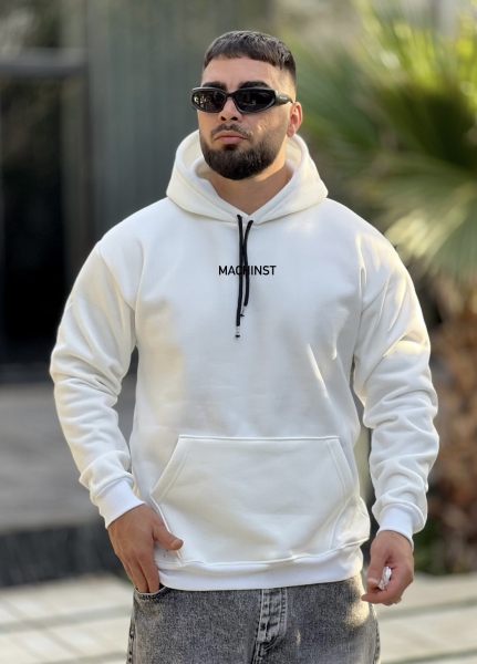 هودی 3نخ Machinst سفید