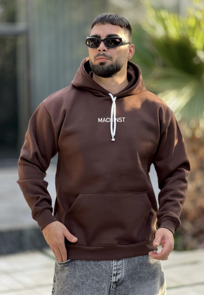 هودی 3نخ Machinst موکا