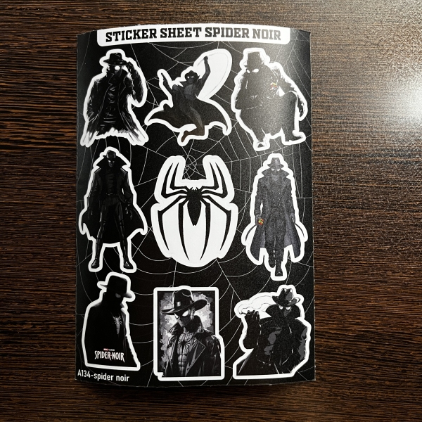 استیکر اسپایدر نوآر spider noir بزرگ
