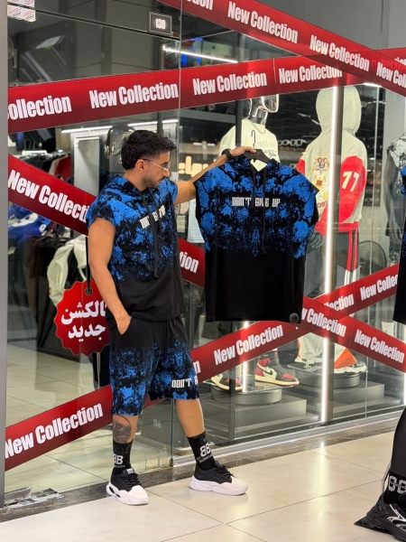 ست وست و شلوارک(کلاهدار)