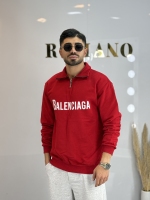 دورس نیم زیپ سه نخ Balenciaga قرمز